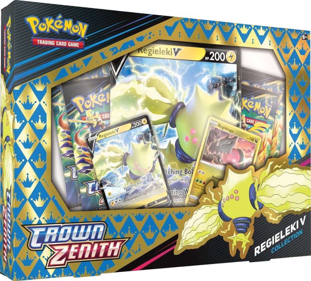Pokémon TCG: Kotak Koleksi Crown Zenith Regieleki V