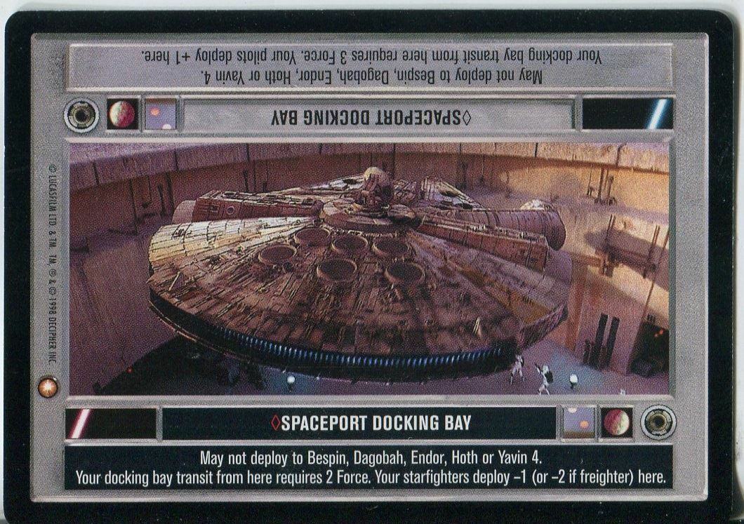 Spaceport Docking Bay - SWCCG - Special Edition (Lightly Played)