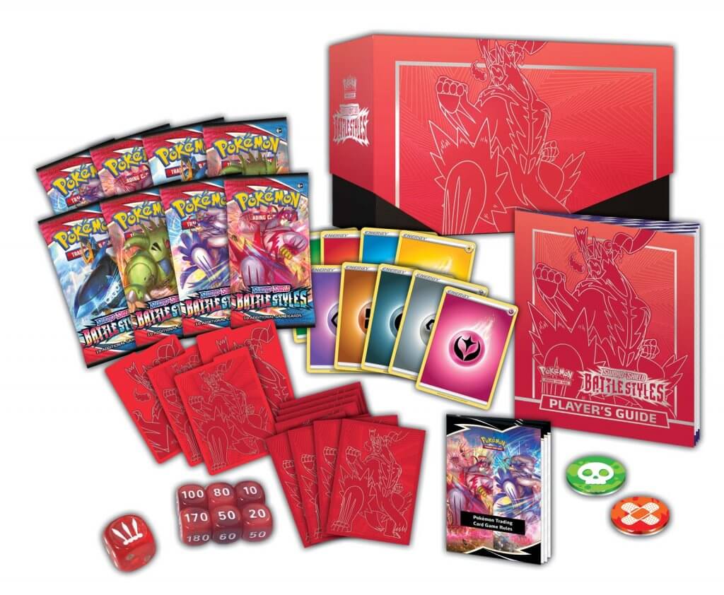 Pokémon TCG: Sword and Shield - Battle Styles Trainer Box (RED)