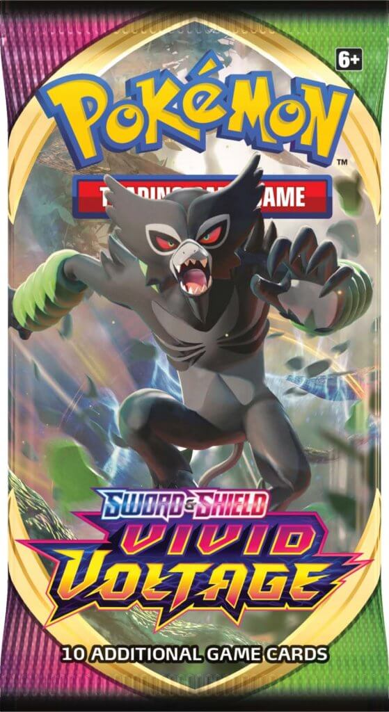 Pokémon TCG: Sword and Shield- Vivid Voltage Booster Pack
