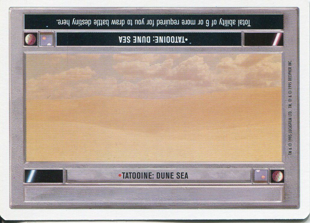 Tatooine: Dune Sea | SWCCG | Tayangan perdana
