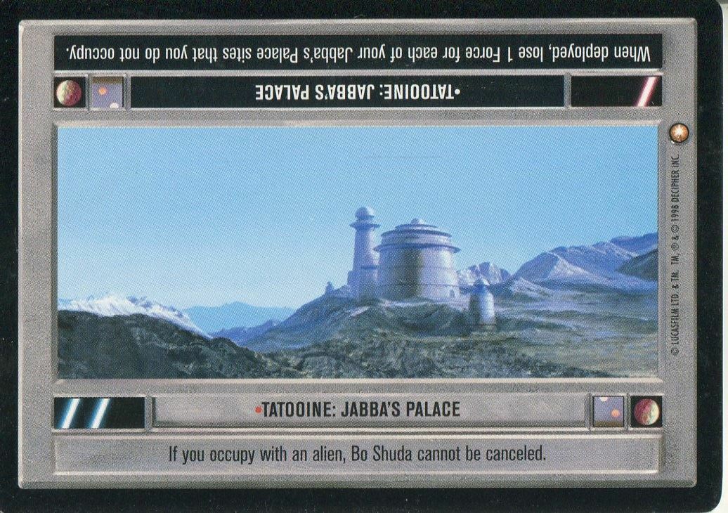 Tatooine: Jabba's Palace - SWCCG - Premiere
