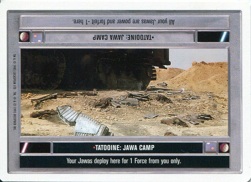 Tatooine: Jawa Camp (Dark) - SWCCG - Premiere