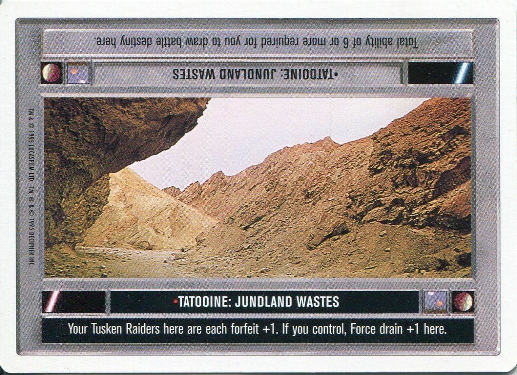 Tatooine: Jundland Wastes | SWCCG | Tayangan Perdana (Dimainkan Ringan)