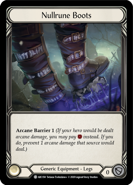 Nullrune Boots - Common - Arcane Rising Unlimited (Rainbow Foil)