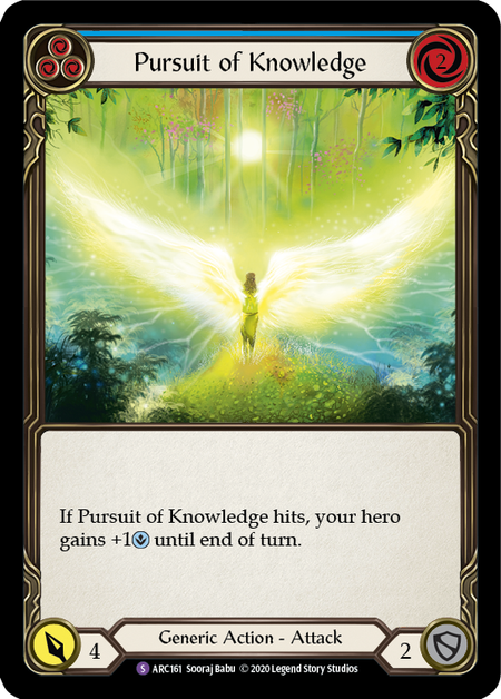 Pursuit of Knowledge - Super Rare - Arcane Rising Unlimited (Rainbow Foil)