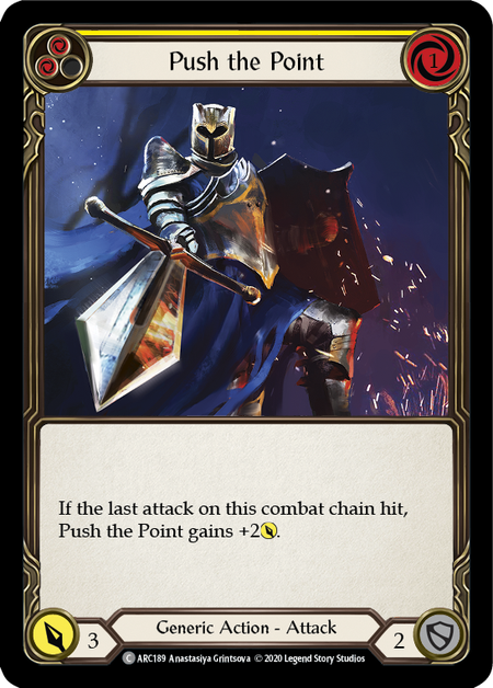 Push the Point - Yellow - Arcane Rising Unlimited