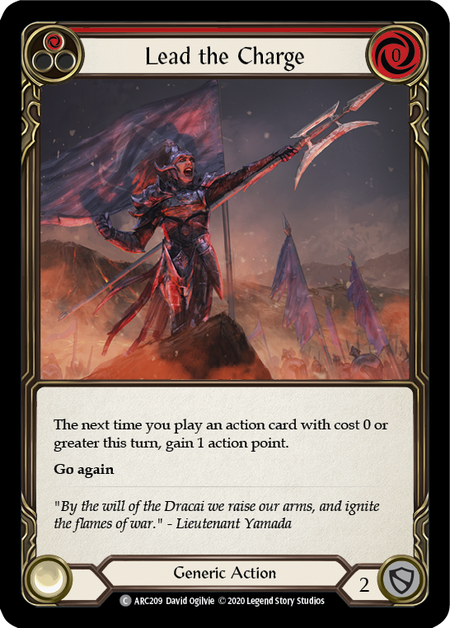 Lead the Charge - Red - Arcane Rising Unlimited