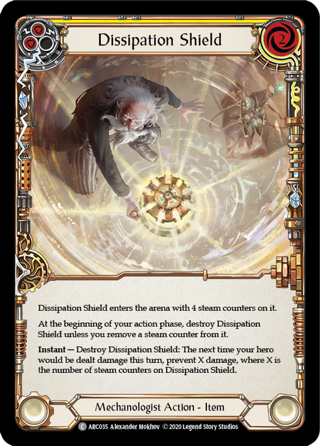 Dissipation Shield - Yellow - Arcane Rising Unlimited