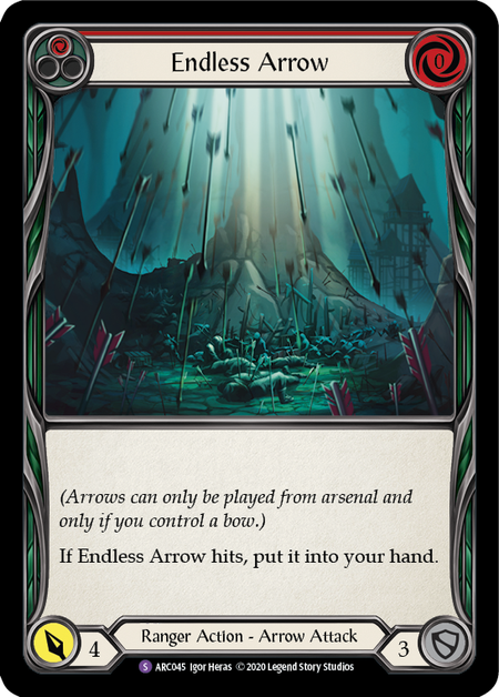 Endless Arrow - Super Rare - Arcane Rising Unlimited
