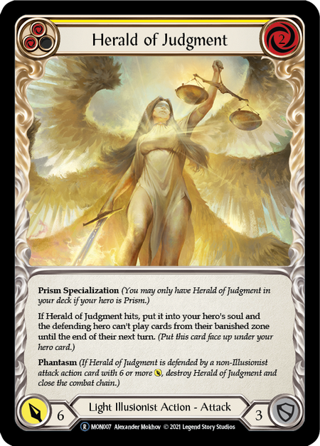 Herald of Judgement - Yellow - Monarch Unlimited