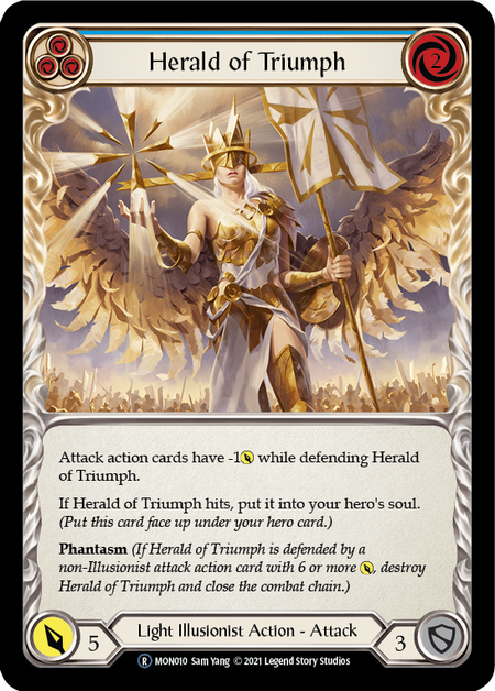 Herald of Triumph - Blue - Monarch Unlimited