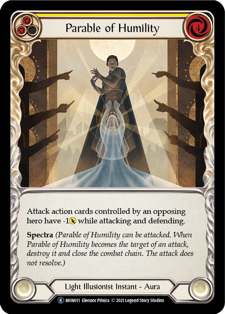 Parable of Humility - Yellow - Monarch Unlimited (Rainbow Foil)
