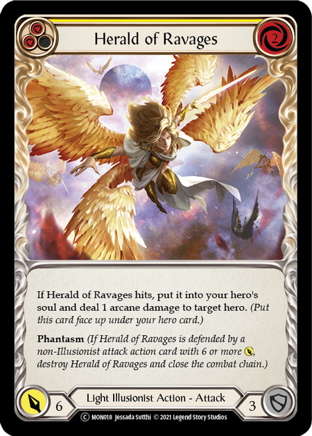 Herald of Ravages - Yellow - Monarch Unlimited