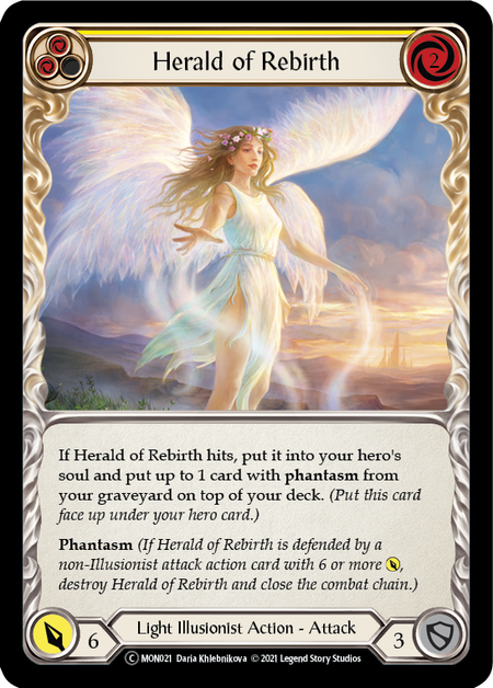 Herald of Rebirth - Yellow - Monarch Unlimited
