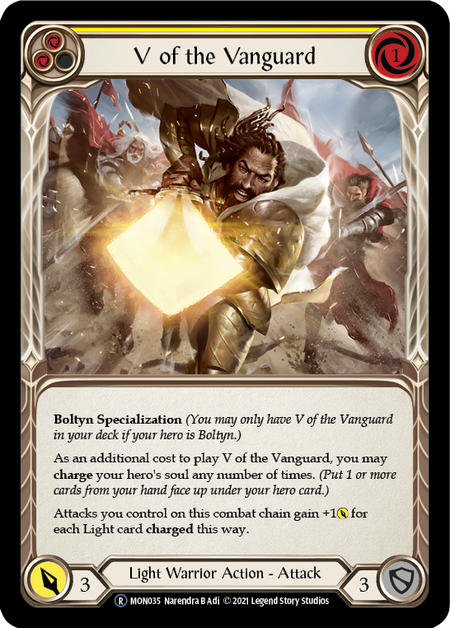 V of the Vanguard - Yellow - Monarch Unlimited