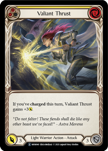 Valiant Thrust - Yellow - Monarch Unlimited