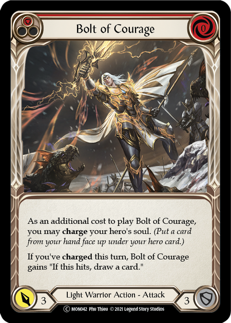 Bolt of Courage - Red - Monarch Unlimited