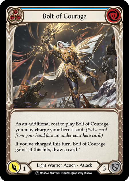Bolt of Courage - Blue - Monarch Unlimited