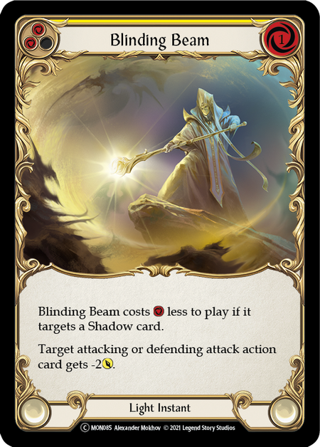 Blinding Beam - Yellow - Monarch Unlimited (Rainbow Foil)