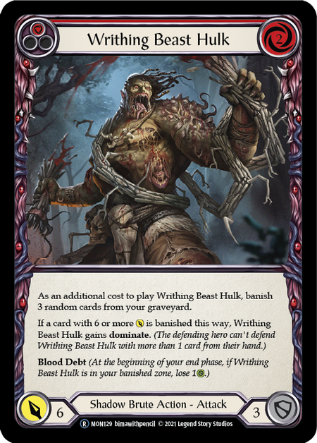 Writhing Beast Hulk - Red - Monarch Unlimited