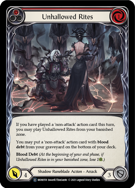 Unhallowed Rites | Red | Monarch Unlimited