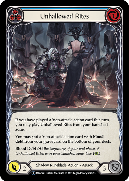 Unhallowed Rites - Blue - Monarch Unlimited