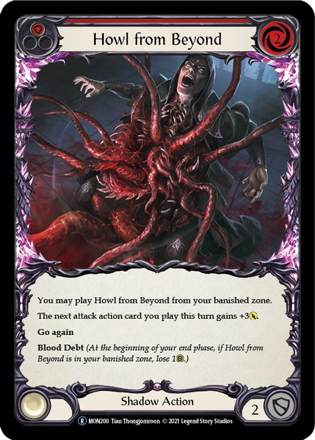 Howl from Beyond - Red - Monarch Unlimited (Rainbow Foil)