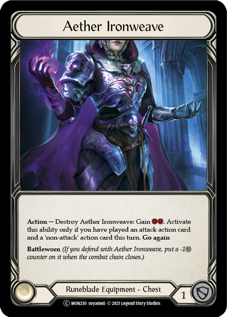 Aether Ironweave | Biasa | Monarch Unlimited (Rainbow Foil)