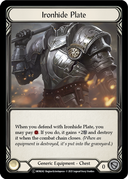 Ironhide Plate - Common - Monarch Unlimited