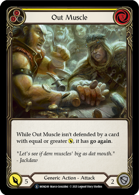 Out Muscle - Yellow - Monarch Unlimited