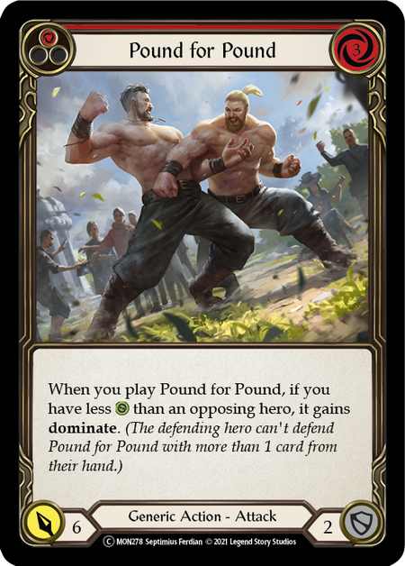 Pound untuk Pound | Merah | Monarch Unlimited