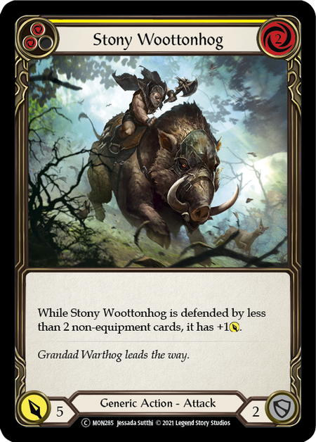 Stony Woottonhog - Yellow - Monarch Unlimited