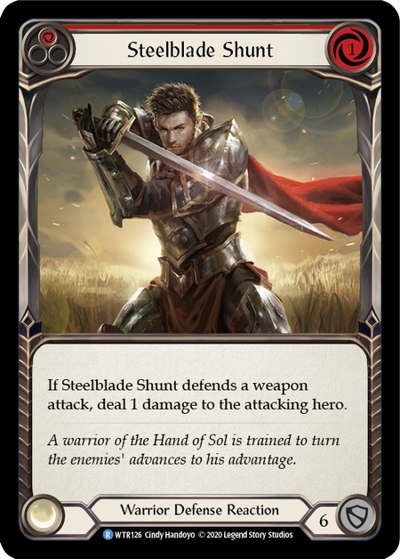 Steelblade Shunt | Merah | Selamat datang ke Rathe Unlimited (Rainbow Foil)