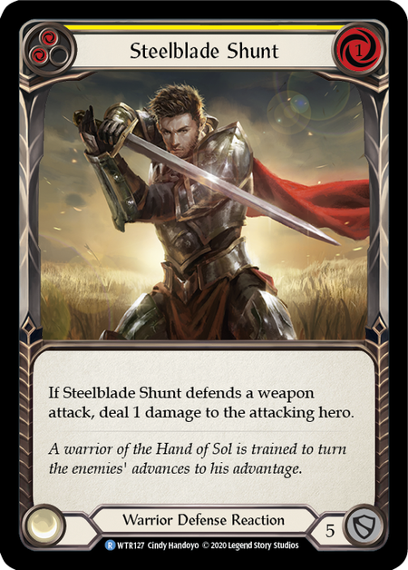 Steelblade Shunt - Yellow - Welcome to Rathe Unlimited (Rainbow Foil)