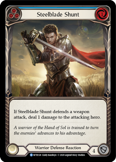 Steelblade Shunt - Blue - Welcome to Rathe Unlimited (Rainbow Foil)