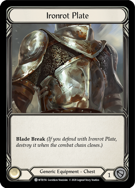 Ironrot Plate | Common | Welcome to Rathe Unlimited (Rainbow Foil)