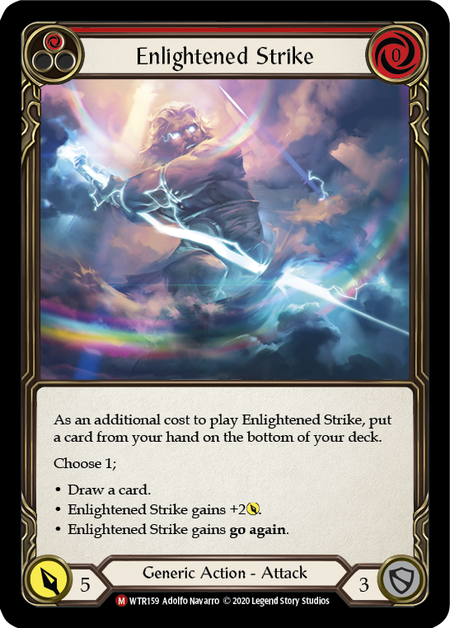 Enlightened Strike - Majestic - Welcome to Rathe Unlimited (Rainbow Foil)