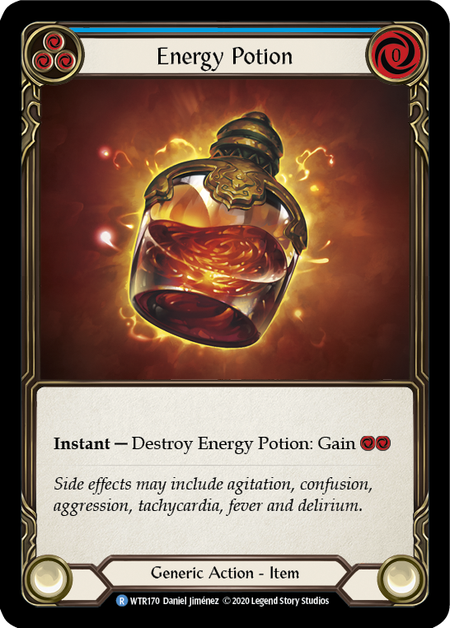 Energy Potion - Blue - Welcome to Rathe Unlimited (Rainbow Foil)