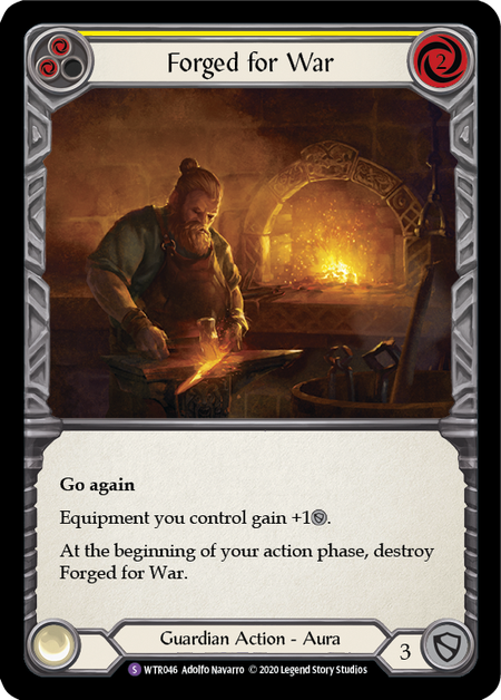 Forged for War - Super Rare - Welcome to Rathe Unlimited