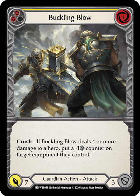 Buckling Blow - Yellow - Welcome to Rathe Unlimited (Rainbow Foil)