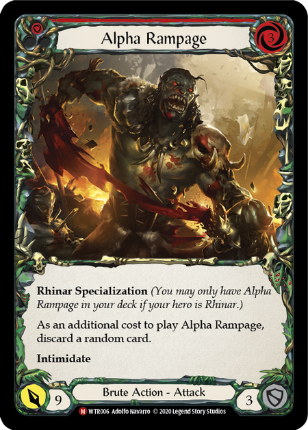 Alpha Rampage - Majestic - Welcome to Rathe Unlimited (Rainbow Foil)