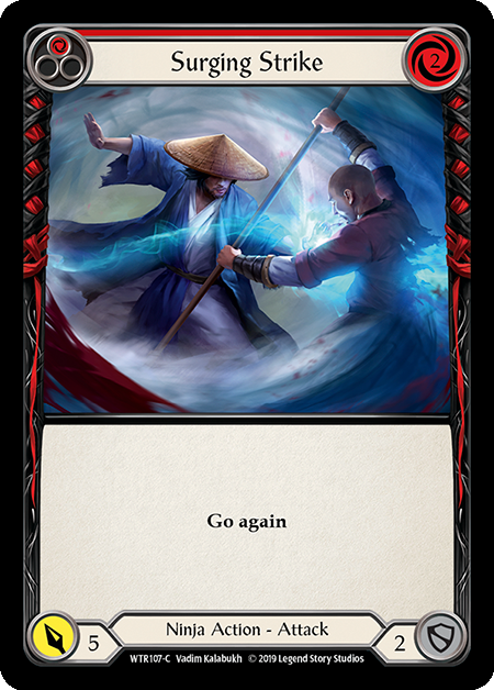 Surging Strike - Red - Welcome to Rathe Alpha