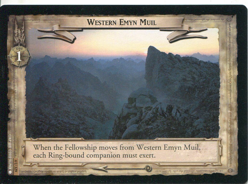 Western Emyn Muil - LOTR CCG - 4U329