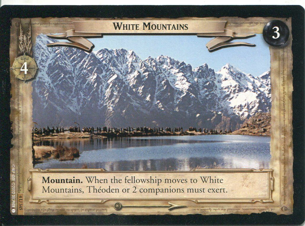 White Mountains - LOTR CCG - 4U345