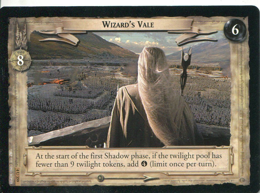 Wizard's Vale - LOTR CCG - 4U359