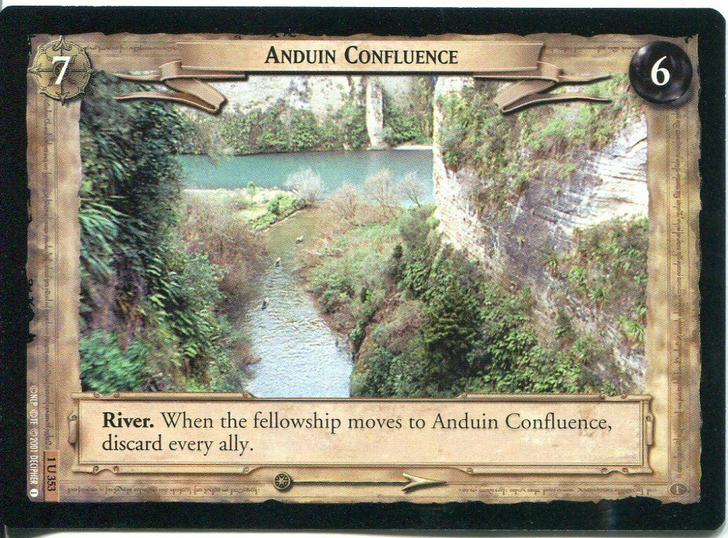 Anduin Confluence - LOTR CCG - 1U353