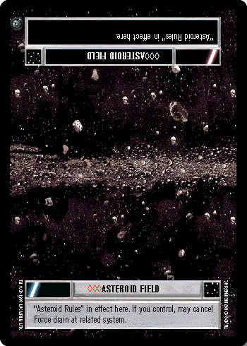 Asteroid Field - SWCCG - Dagobah