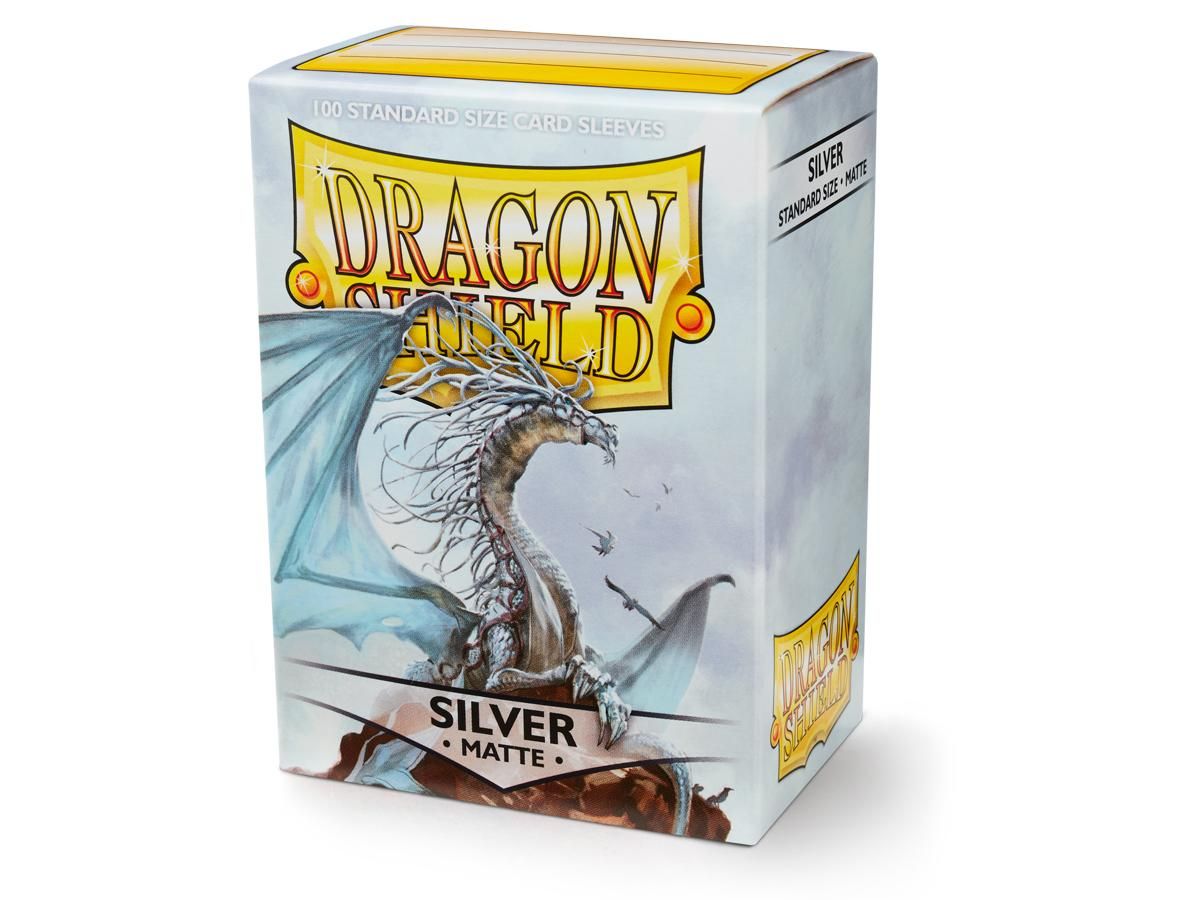 Dragon Shield Matte Silver Sleeves (100 pack)