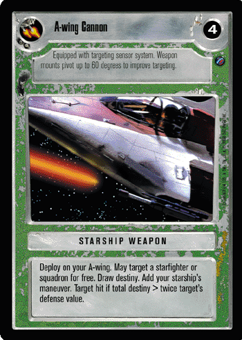 A-wing Cannon - SWCCG - Death Star II